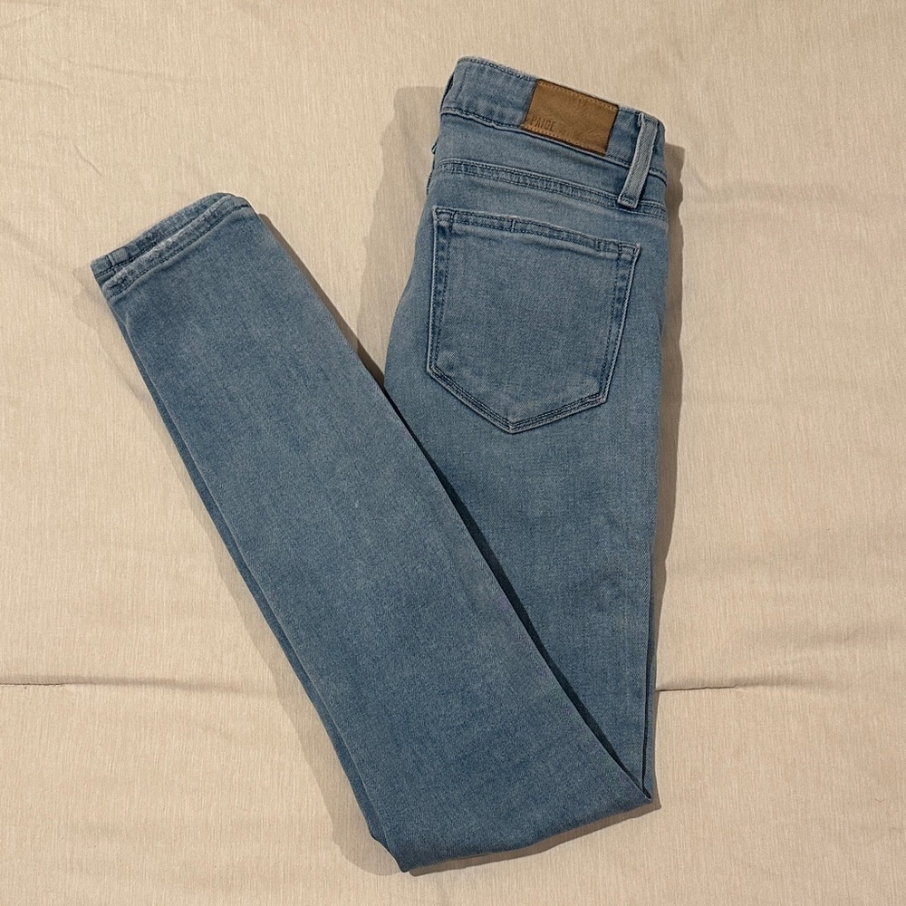 PAIGE Women's Skinny Jeans in Light Blue